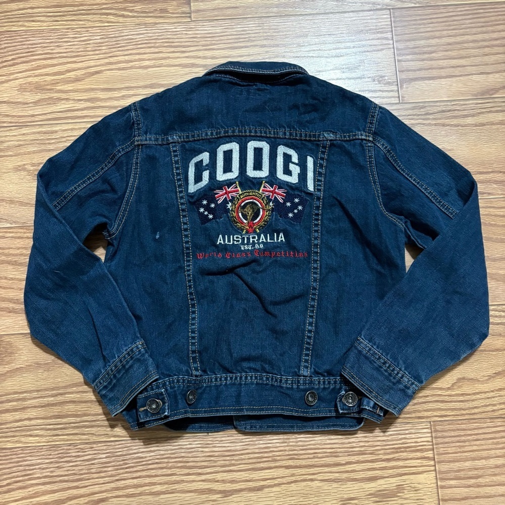 y2k 2000s COOGI Australia World Championship Denim Jacket Youth 10